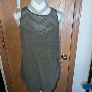 0/L/XL Torrid Olive Green Athletic Tank